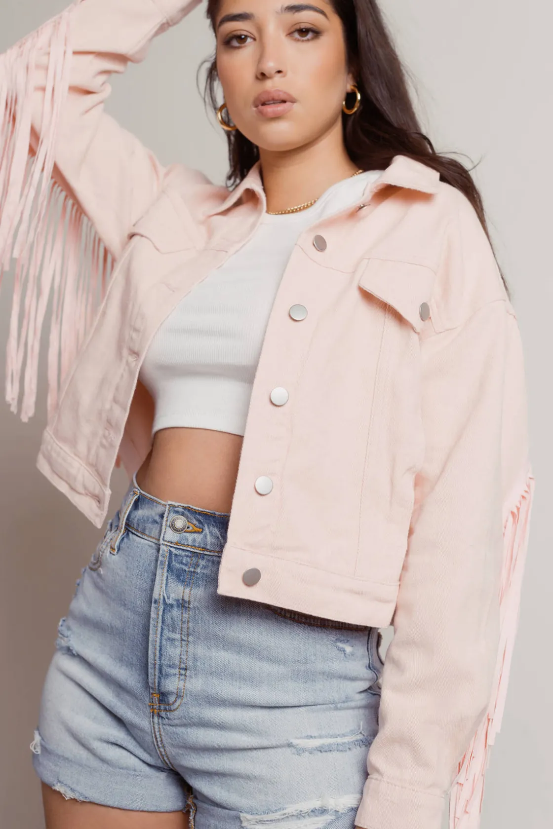 Tobi Time For A Ride Fringe Jacket -