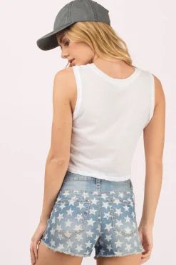 Tobi Tinseltown All Star Denim Shorts -