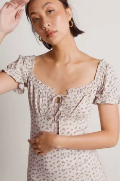 Tobi Told On You Floral Bustier Mini Dress -