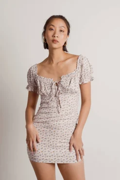 Tobi Told On You Floral Bustier Mini Dress -