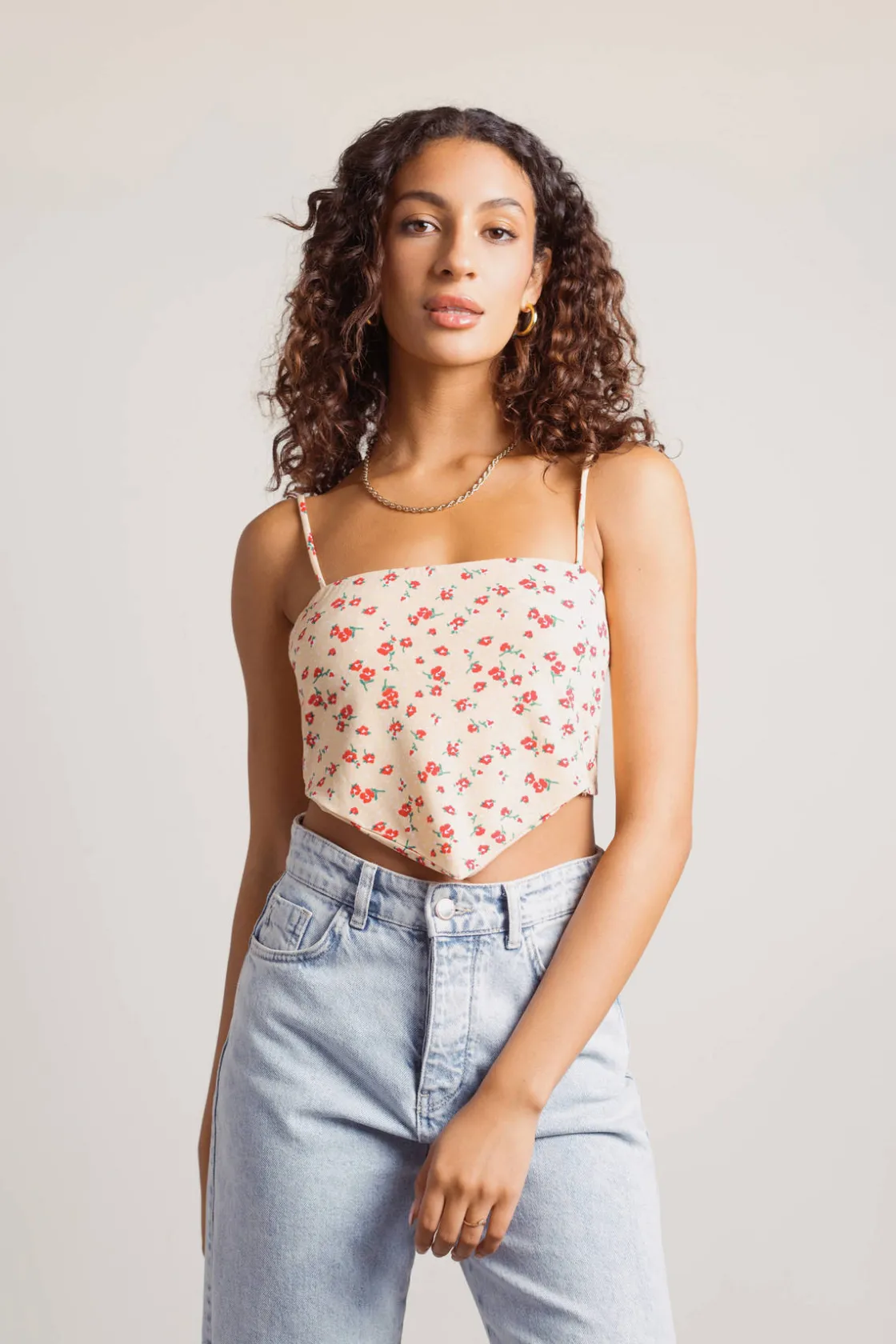 Tobi Told You So Crop Top - Blue