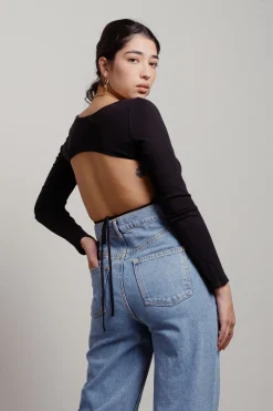 Tobi Tomo Crop Top - Olive