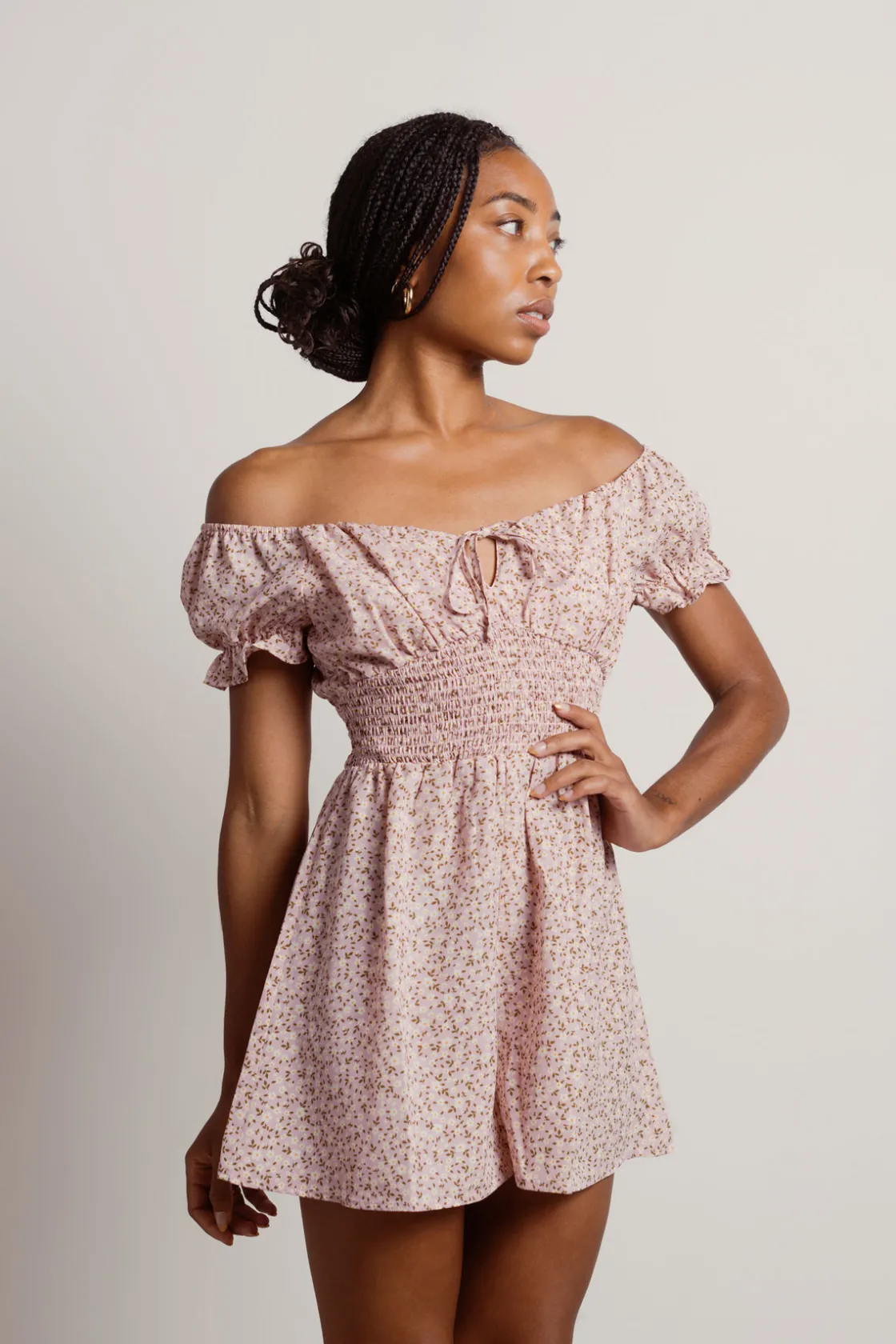 Tobi Tonks Floral Romper -