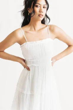 Tobi Trinnie Tiered Ruffle Maxi Dress