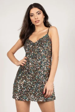 Tobi Trixi Sequin Cami Mini Dress -
