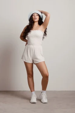 Tobi Troublemaker Smocked Romper -