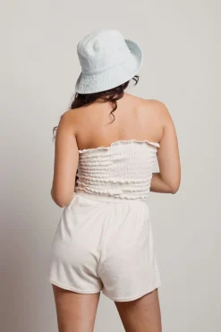 Tobi Troublemaker Smocked Romper -
