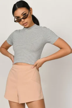 Tobi Tunnel Vision High Waist Shorts -