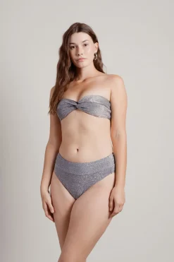 Tobi Twist & Turn Metallic Bikini Set -