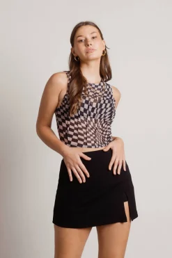 Tobi Ultralight Tank Top - Brown
