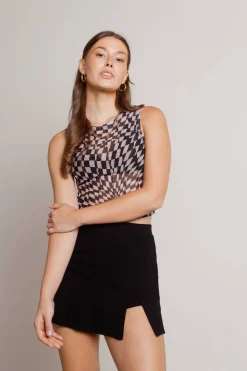 Tobi Ultralight Tank Top - Brown
