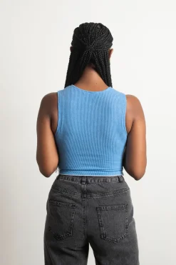 Tobi Unforgivable Tank Top - Blue