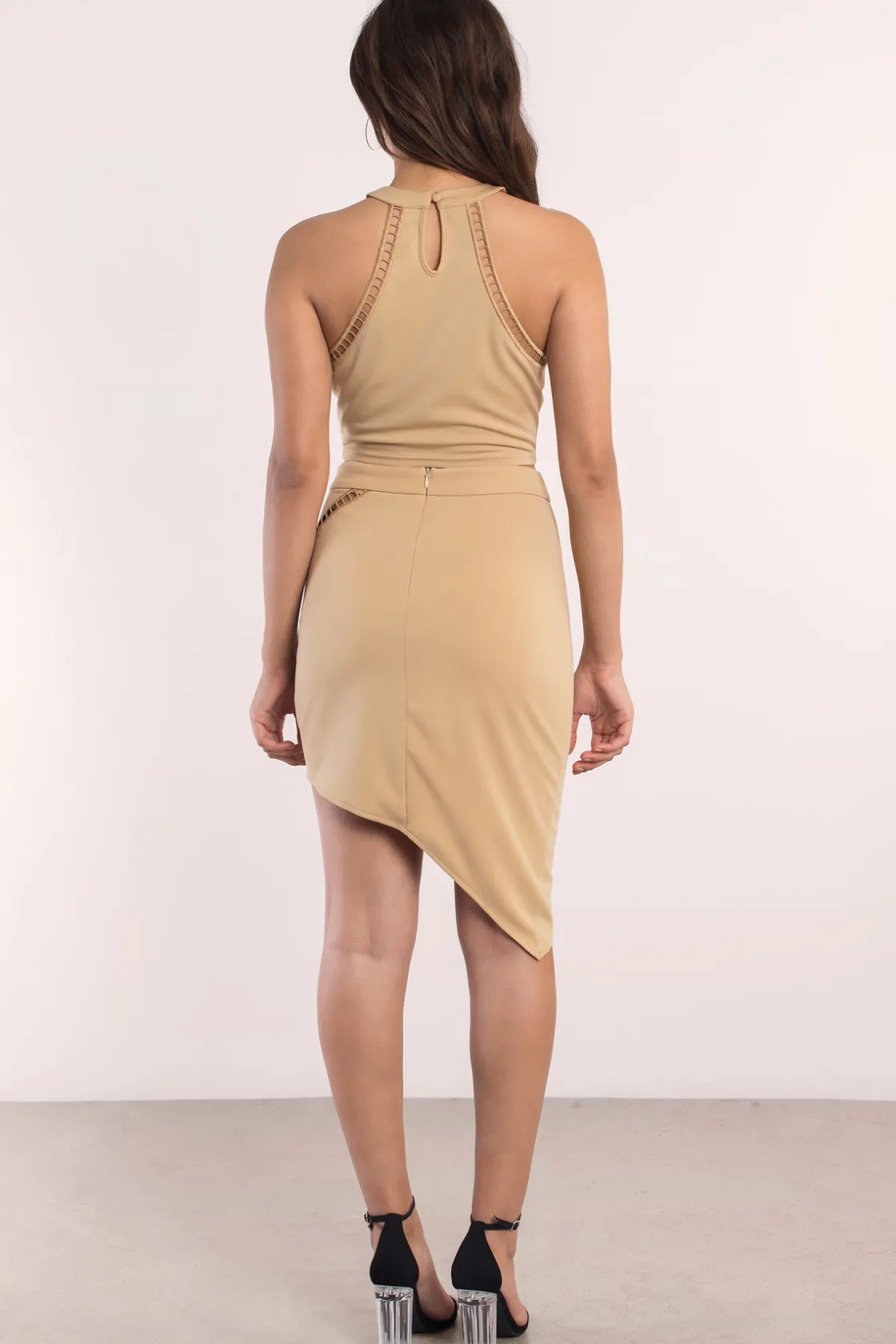 Tobi Valley Girl Cutout Crop Top And Mini Skirt Set -