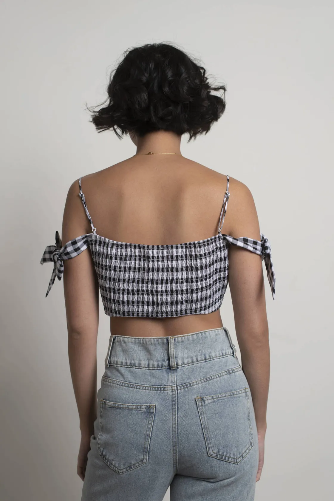Tobi Victoria Crop Top - Grey