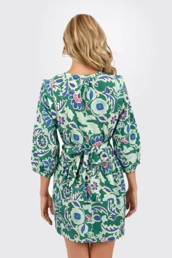 Tobi Viviana Floral Belted Mini Dress -