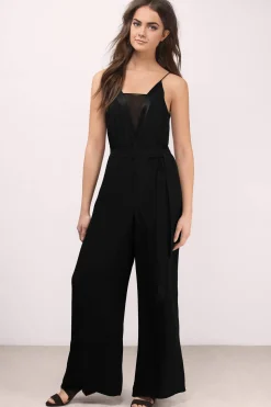 Tobi Vivid Waist Tie Jumpsuit -