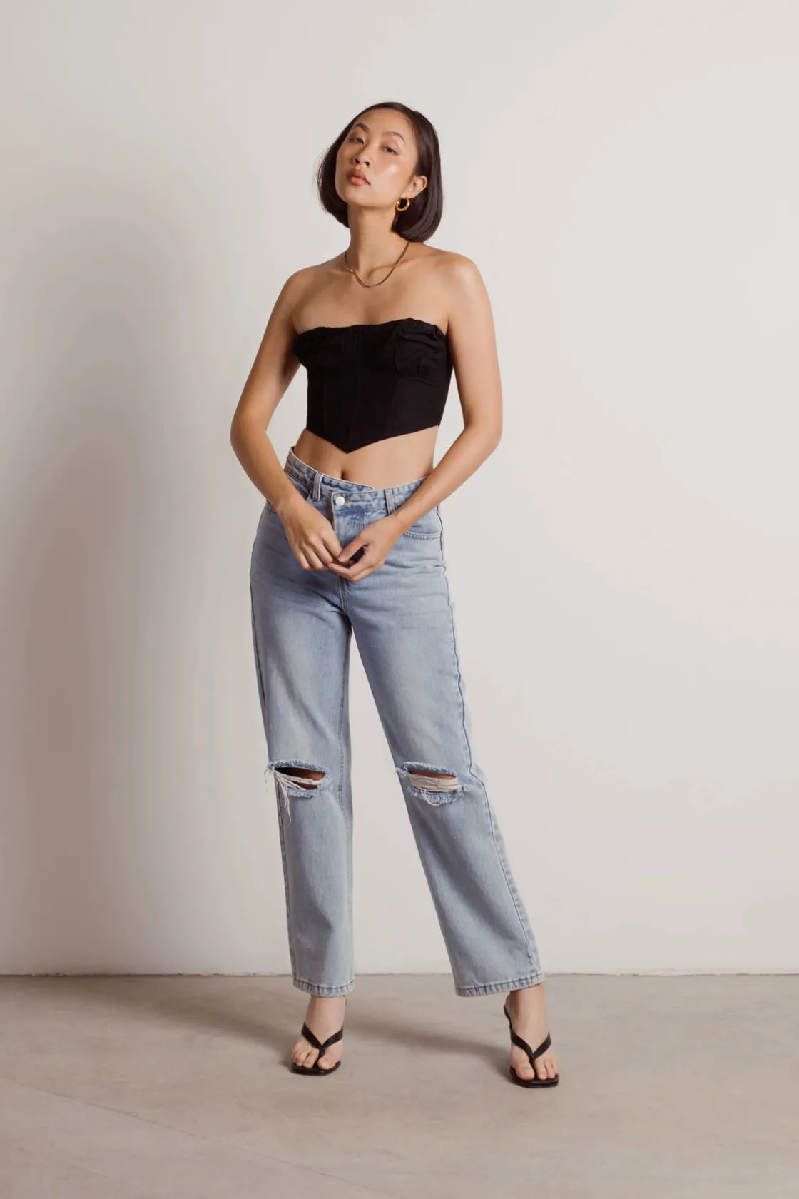 Tobi Waiting On You Crop Top -