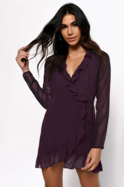 Tobi Wake Up Ruffle Skater Mini Dress -