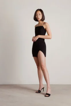 Tobi Walk On By Slit Bodycon Mini Dress -