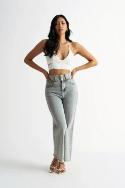 Tobi Want You Around Crop Top - Blue
