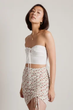 Tobi Warm Breeze Crop Top - Natural