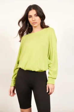 Tobi Warm Up Waffle Knit Top -