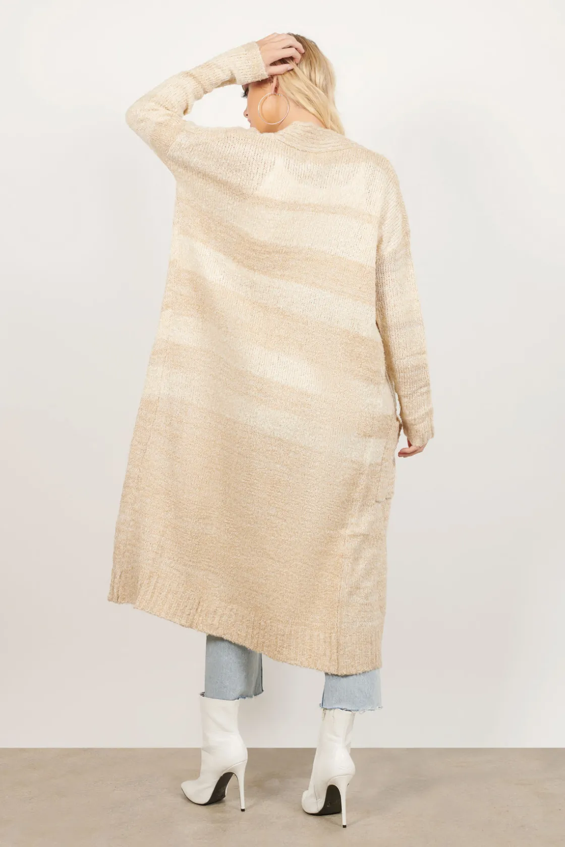 Tobi Warm-Hearted Longline Cardigan -