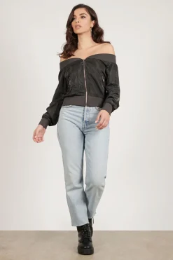 Tobi Watch Me Bomber Jacket -