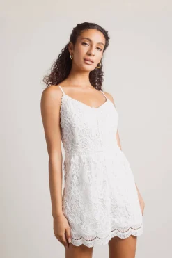 Tobi We Could Be Lace Romper -