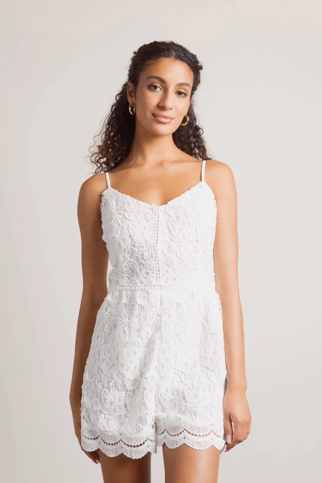 Tobi We Could Be Lace Romper -
