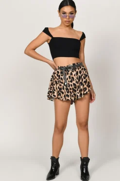 Tobi What's Your Angle Crop Top - Black