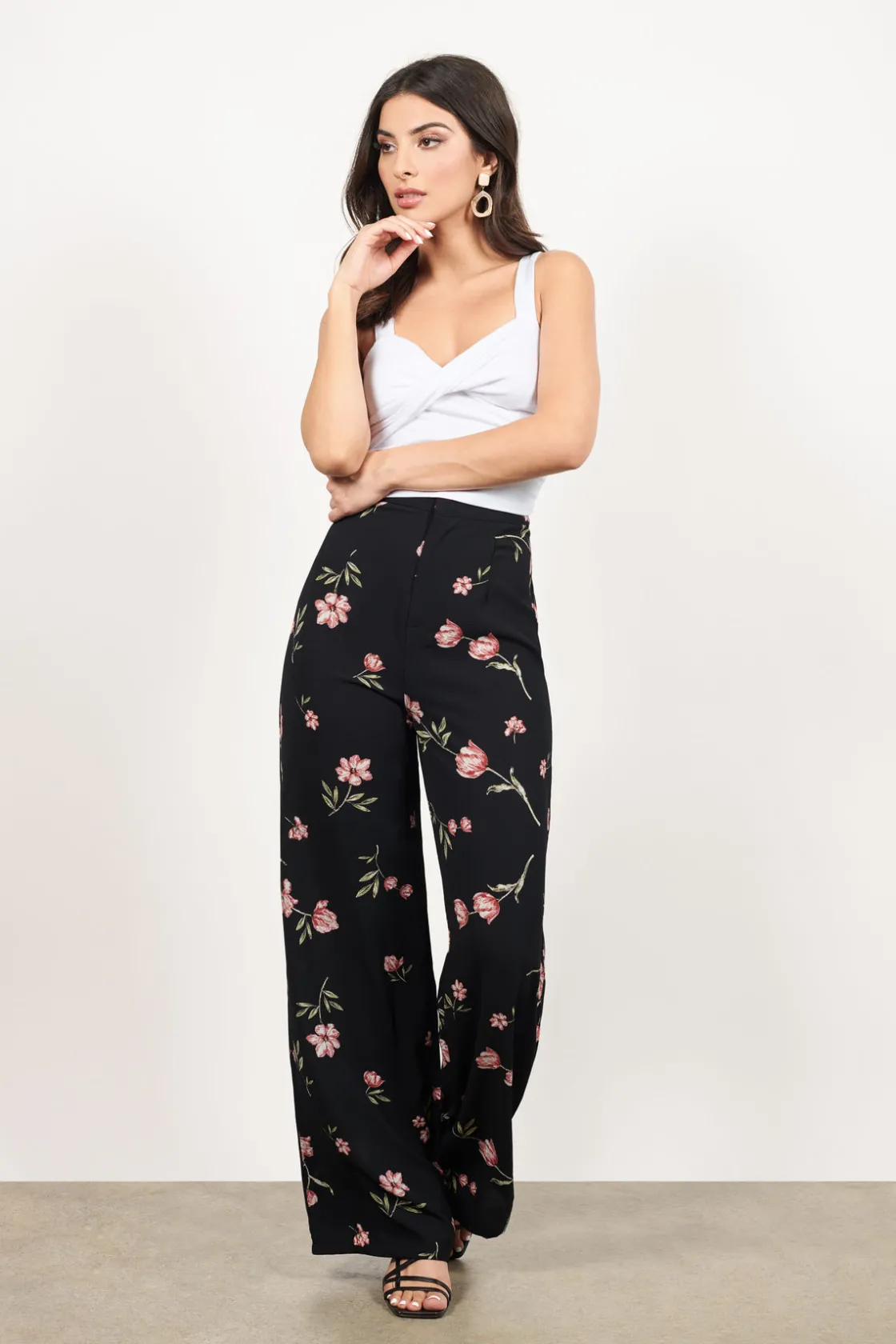 Tobi Where Did Our Love Grow Floral Pants -