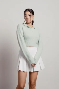 Tobi Whisper Softly Collared Sweater -