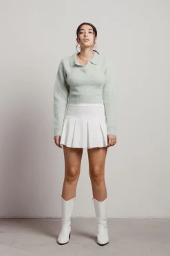Tobi Whisper Softly Collared Sweater -