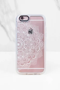 Tobi White Lace Mandala Iphone Case -