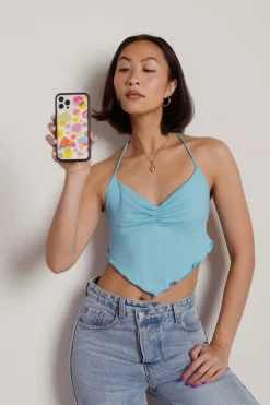 Tobi Wildflower Groovy Shroom Iphone Case -