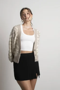 Tobi Wildlife Sweater Cardigan -