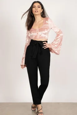 Tobi Witching Hour Crop Top - Blush