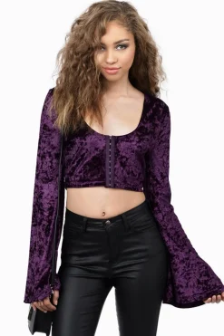 Tobi Witching Hour Crop Top - Blush