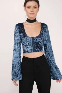 Tobi Witching Hour Crop Top - Blush