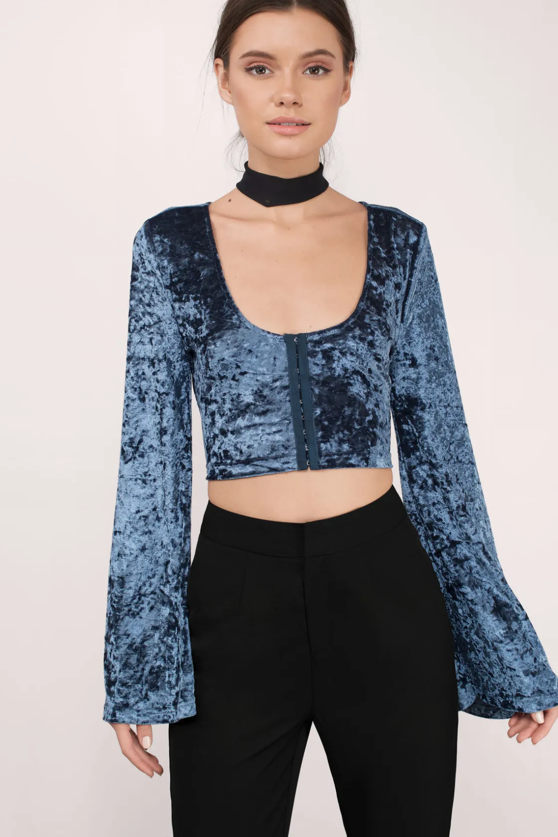 Tobi Witching Hour Crop Top - Blush