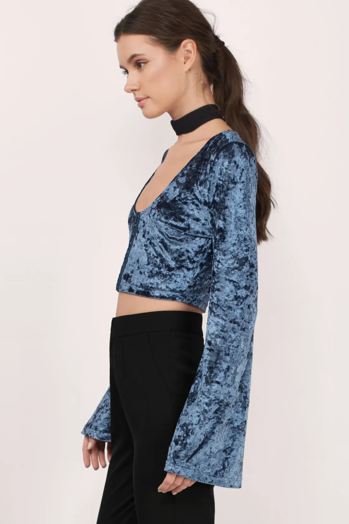 Tobi Witching Hour Crop Top - Blush