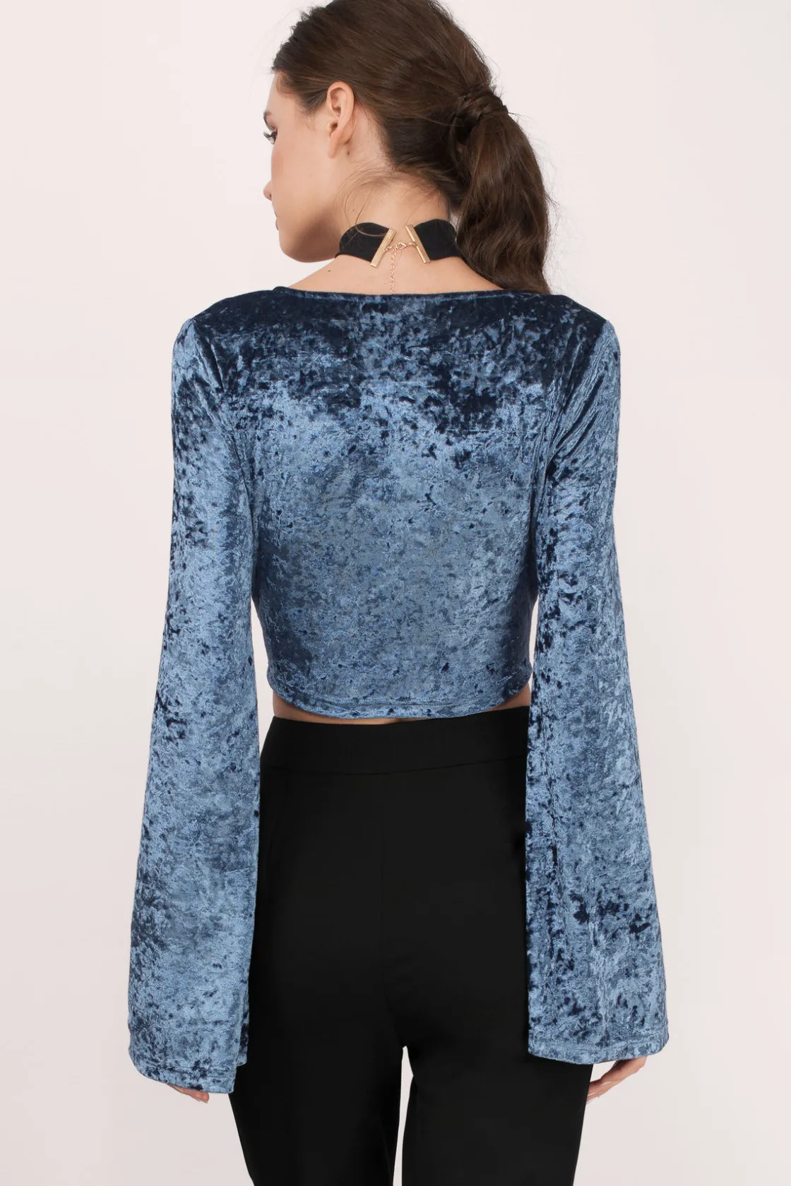 Tobi Witching Hour Crop Top - Blush
