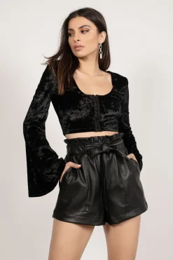 Tobi Witching Hour Crop Top - Blush