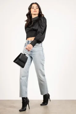 Tobi Xoana Backless Blouse - Emerald