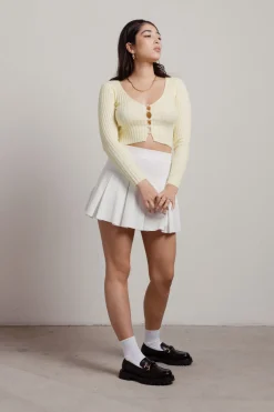 Tobi You Should Know Pearl Button Cardigan -
