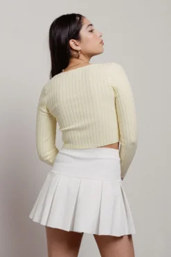 Tobi You Should Know Pearl Button Cardigan -
