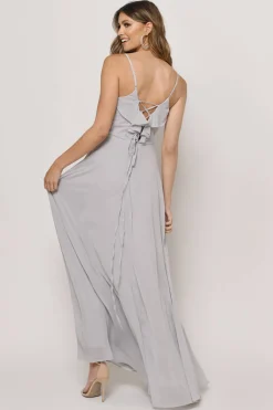 Tobi Your Everything Deep V Cross Back Maxi Dress -