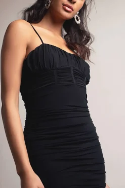 Tobi Your Lover Ruched Bodycon Midi Dress -