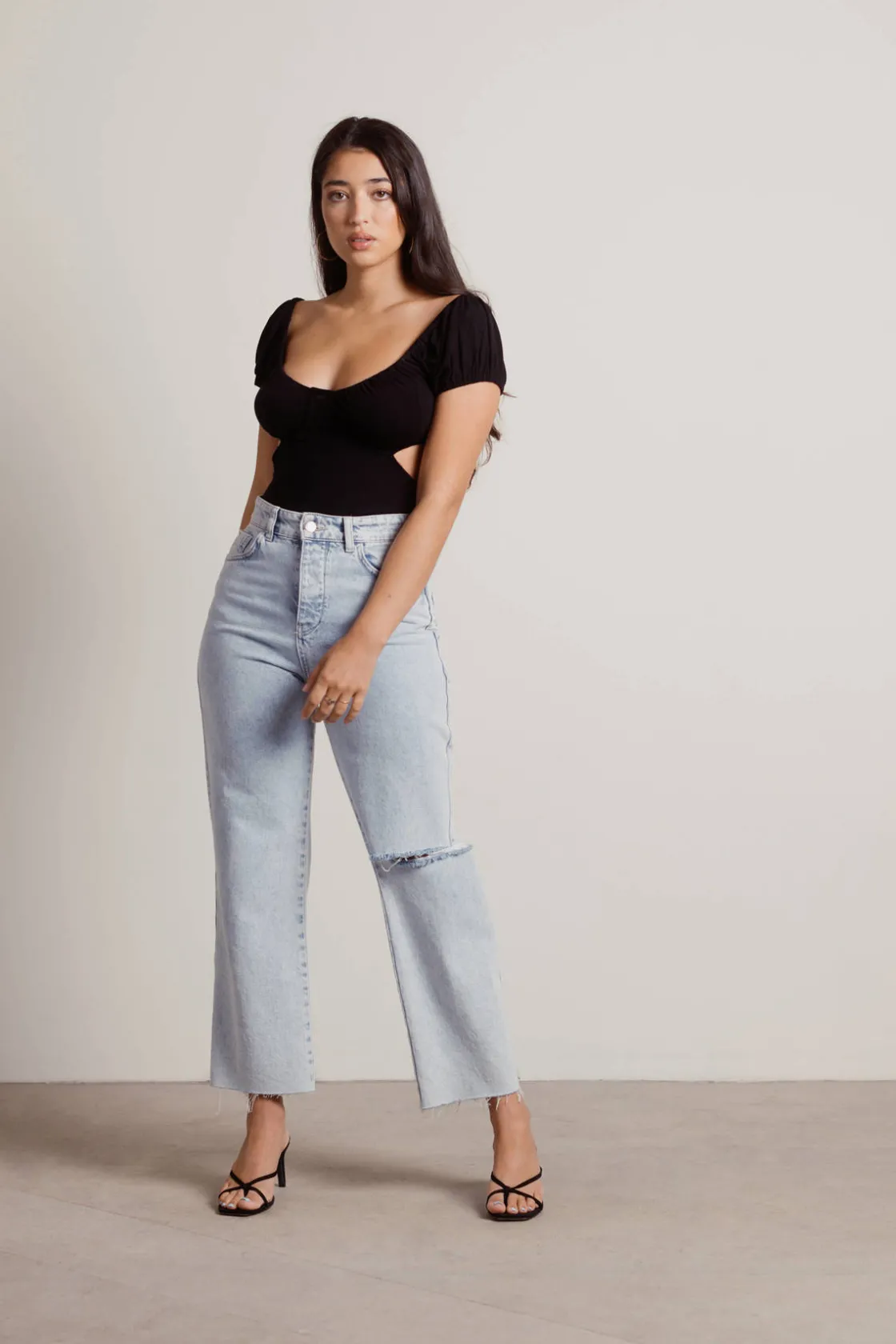 Tobi You're Doing Great Cutout Bodysuit -